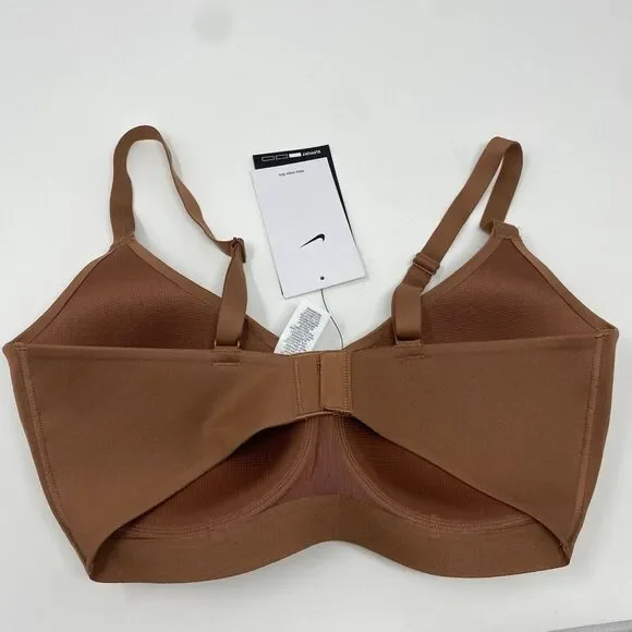 Nike Alate Minimalist Low Support Brown Padded Sports Bra Size Small Cup C-E - Picture 5 of 8